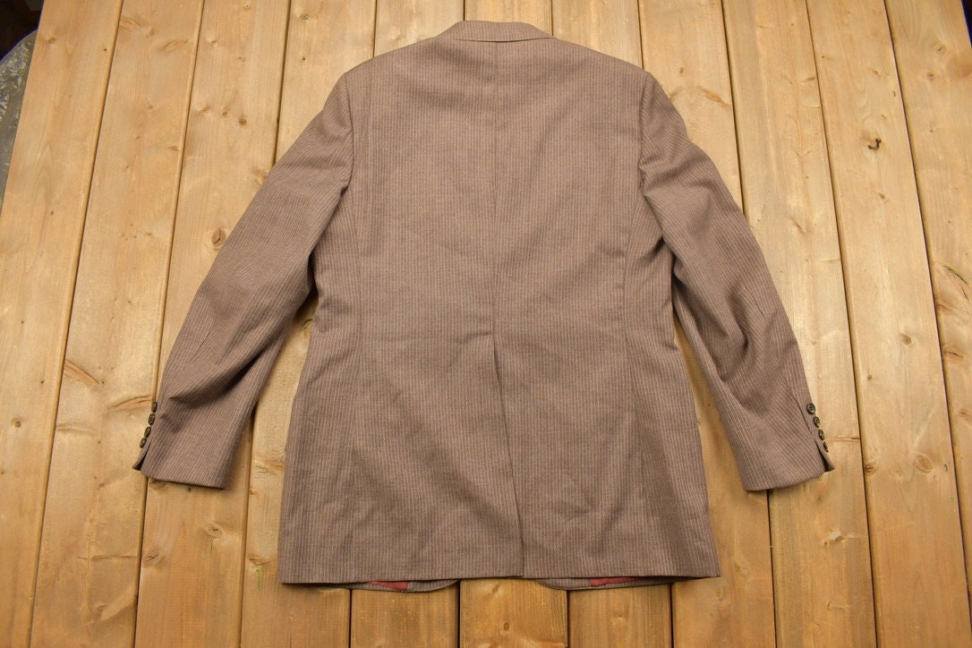 Vintage 1990s Brown Blazer Jacket