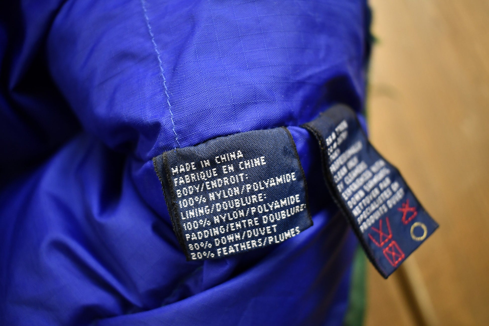 Vintage 1990s Tommy Hilfiger Color Block Goose Down Winter Puffer Jacket