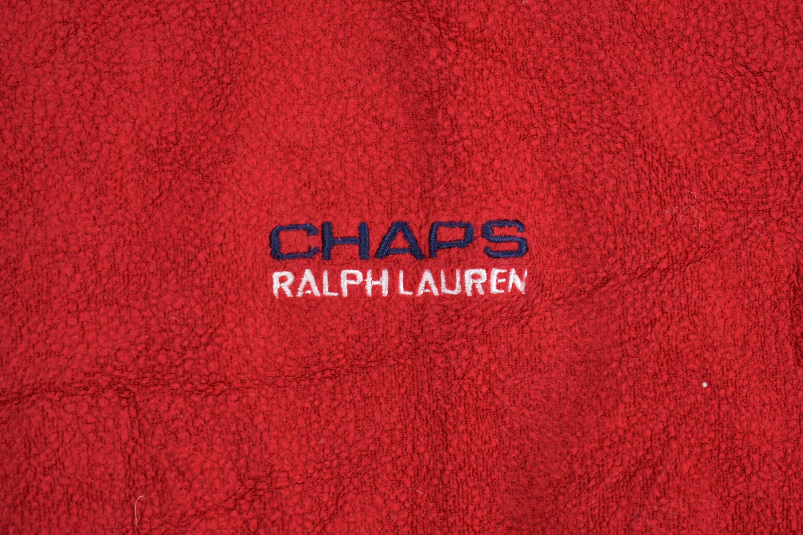 Vintage 1990s Chaps Ralph Lauren Fleece Crewneck Sweater