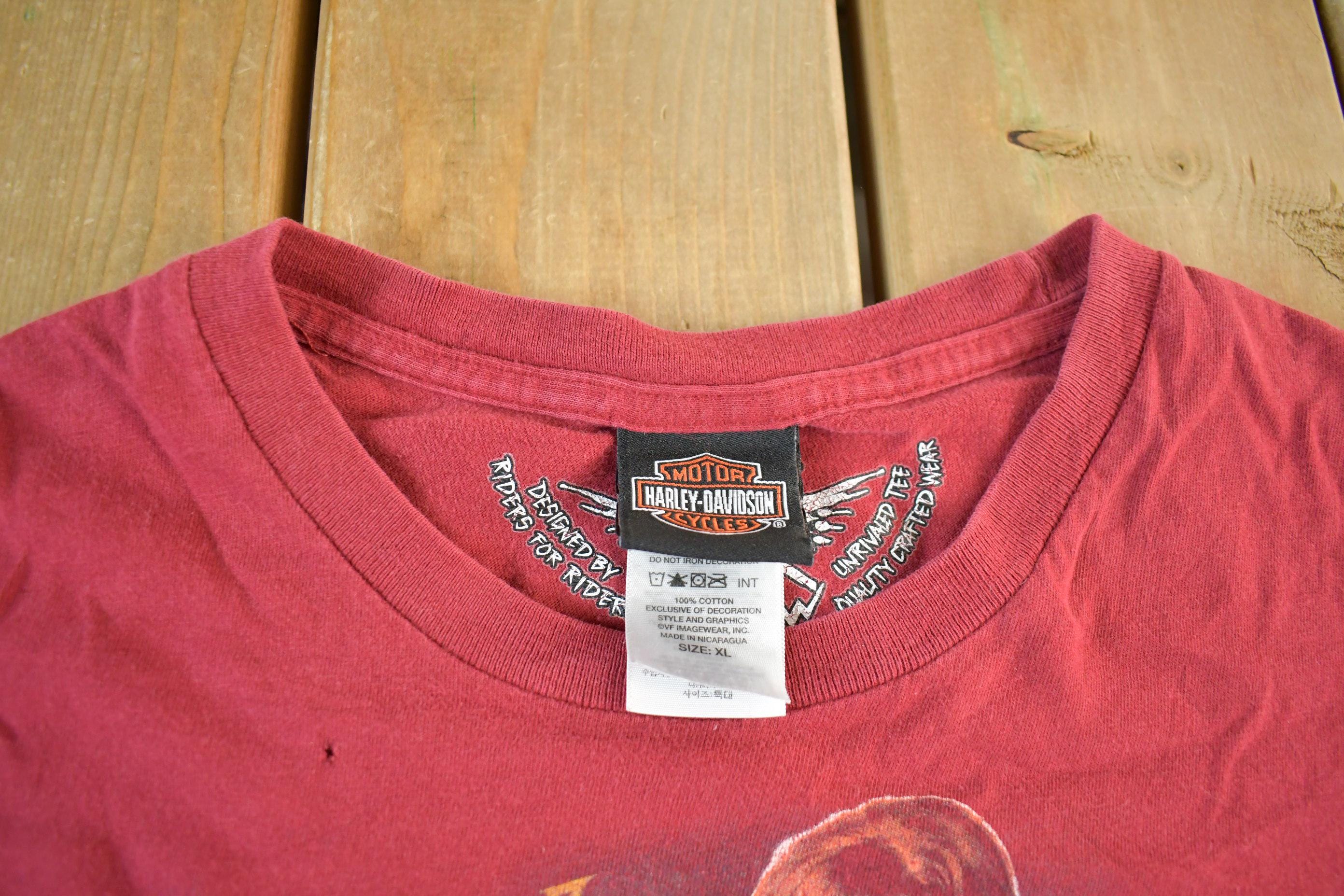 Vintage 2000s Harley Davidson Motorcycles T-Shirt Men's XL