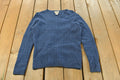 Vintage 1990s L.L. Bean Wool Cable Knit Crewneck Sweater Women's M / 90s Knitted Sweatshirt / Vintage Preppy Knits