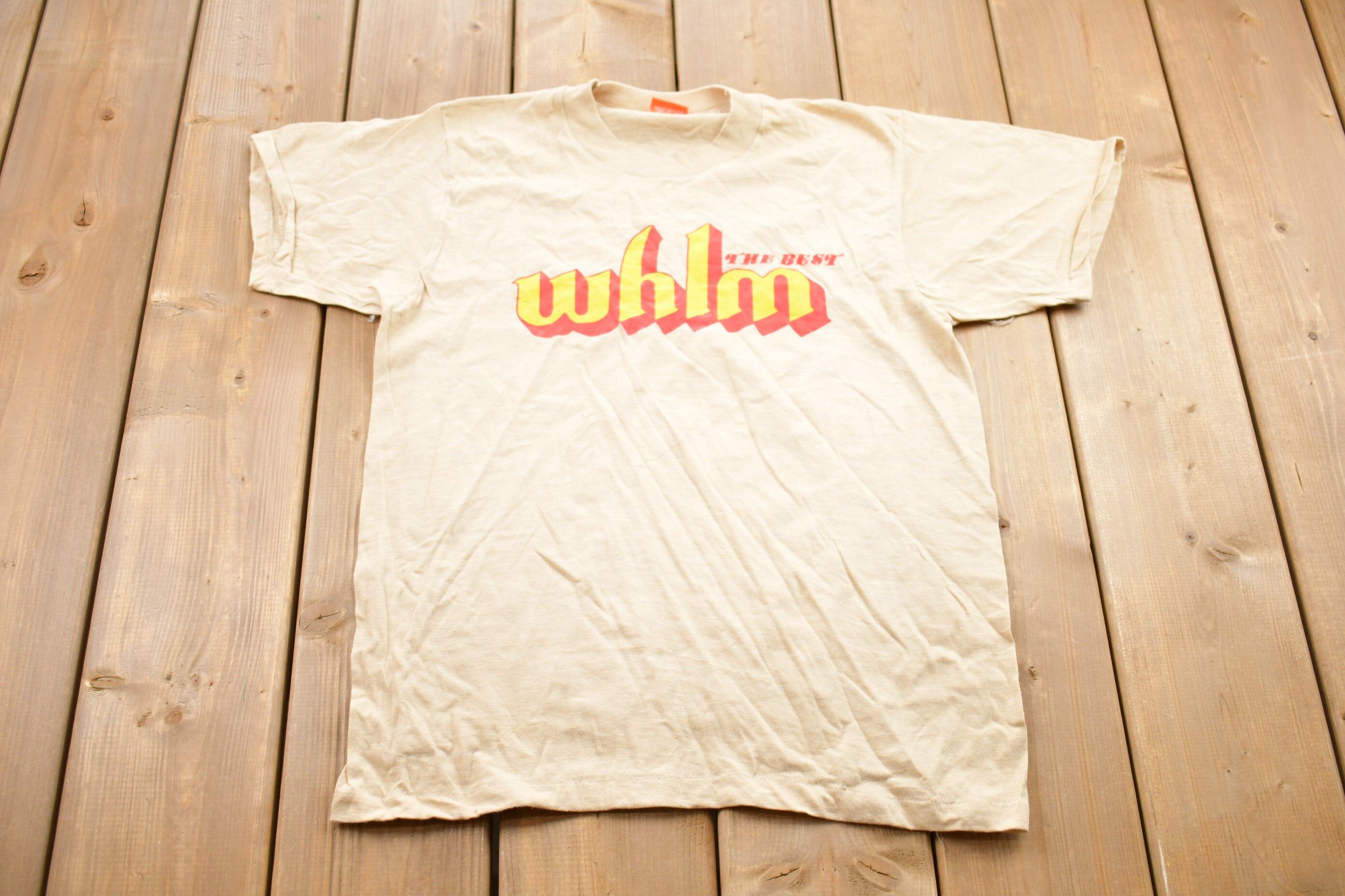 Vintage 1980s WHLM The Best Graphic T-Shirt