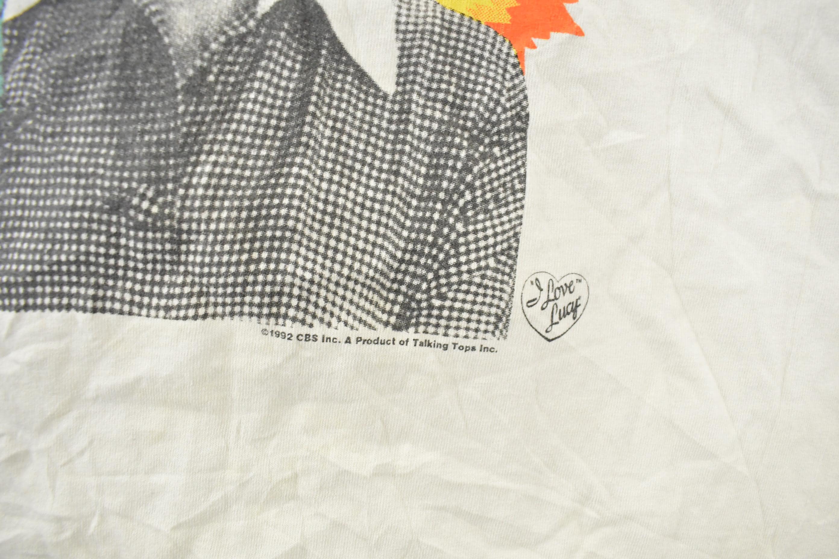 Vintage 1992 I Love Lucy Vitameataveganin Graphic T Shirt Men's Large