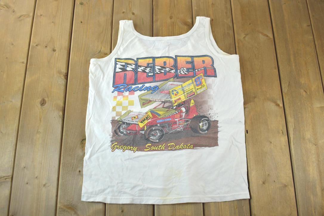 Vintage 1990s Gary Reber Racing Tank Top