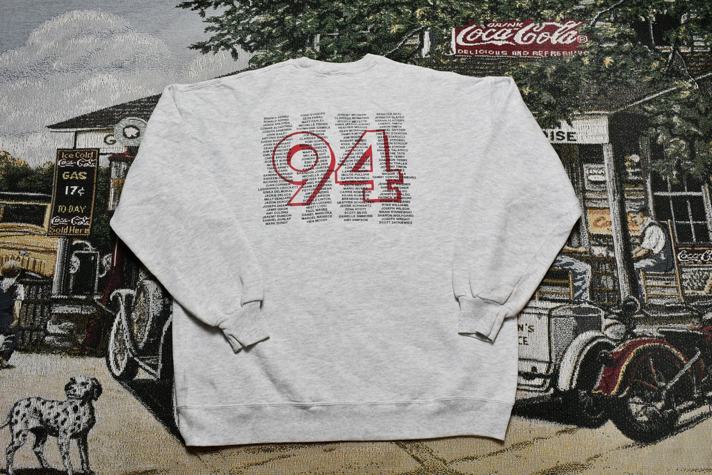 Vintage 1994 Class Of 1994 Strong Vincent Graphic Crewneck