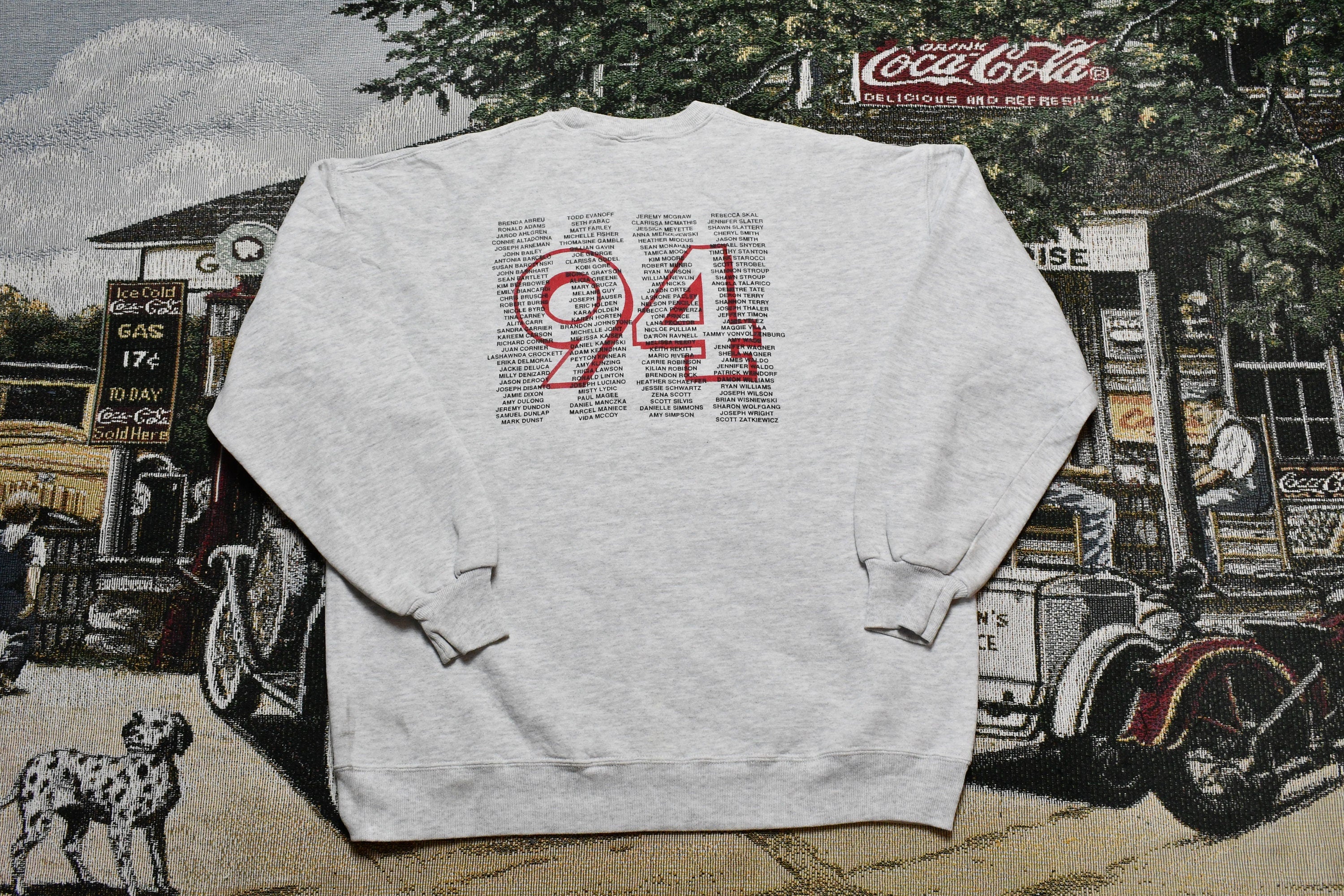 Vintage 1994 Class Of 1994 Strong Vincent Graphic Crewneck
