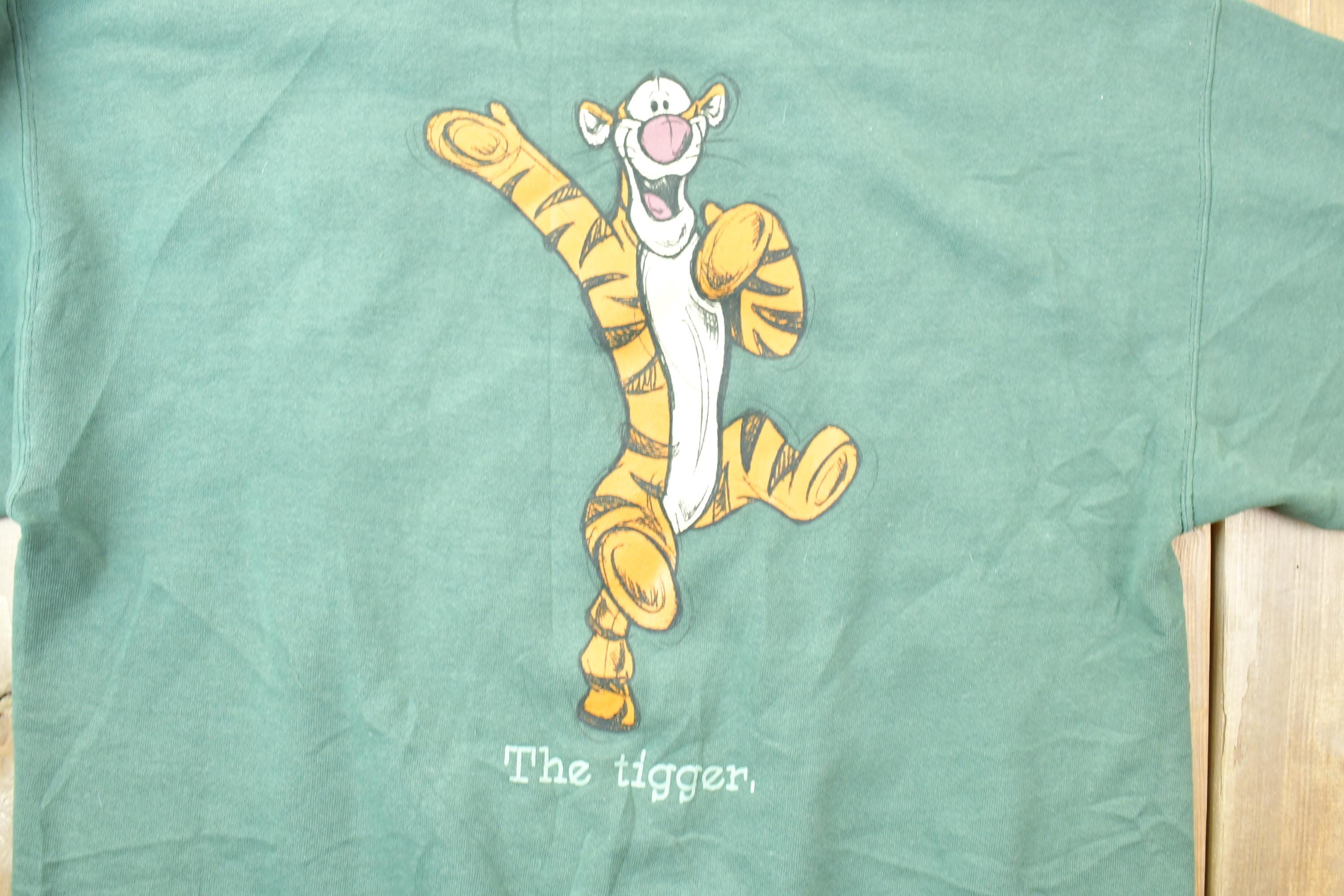 Vintage 1990s Tigger Pooh Bear Disney Crewneck