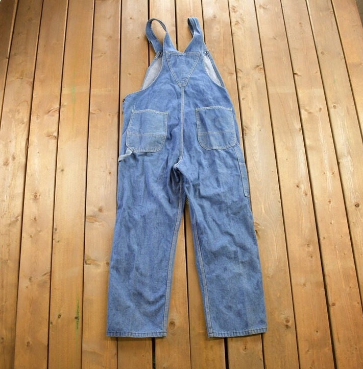 Vintage 1990s Big Ben Denim Jean Overalls Size 44x28