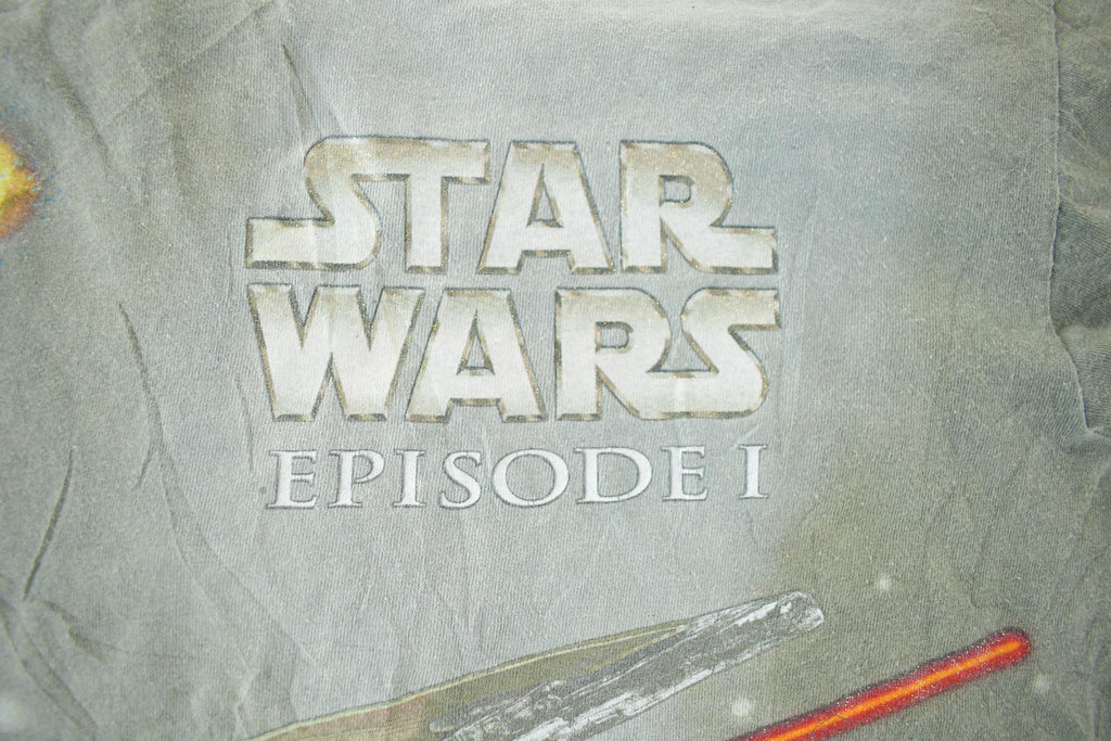 Vintage 1990s Star Wars Episode 1 Movie Promo T- Shirt