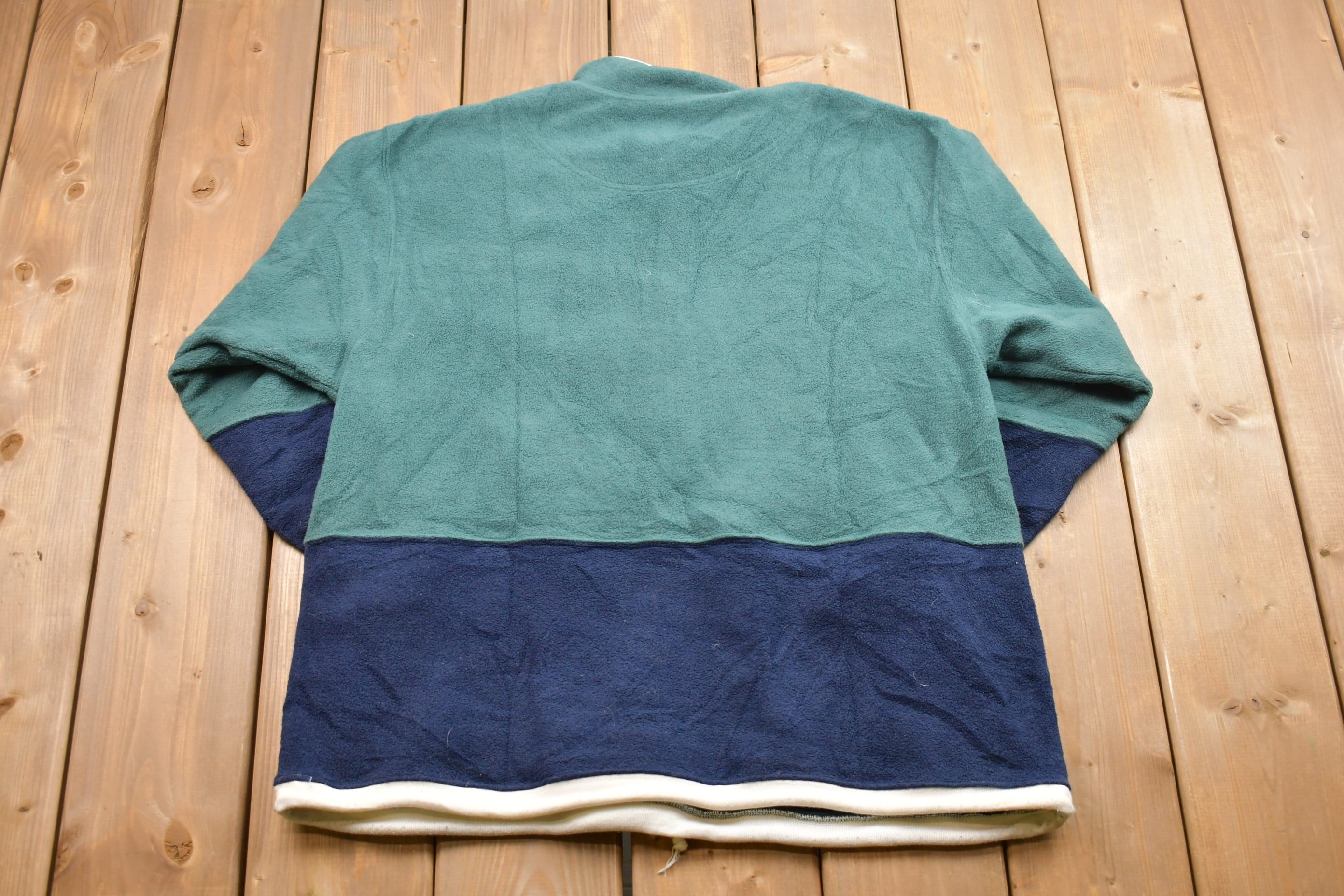 Vintage 1990s Christopher & Banks Fleece Half Zip Sweater