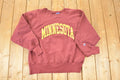 Vintage 1990s Minnesota Champion Reverse Weave Crewneck Sweatshirt Men's L / Heavyweight / 90s Champion
