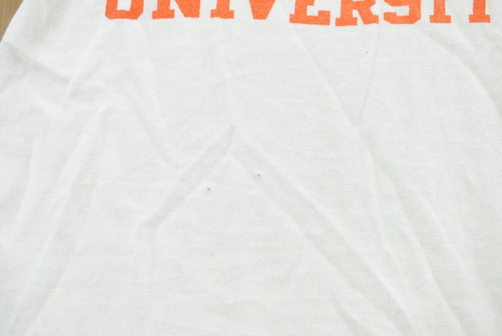 True Vintage 1960s Champion Baker University Physical Education Collegiate T-Shirt Mens M