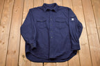 Vintage 1990s Britches Arm Patch Button Up Shirt