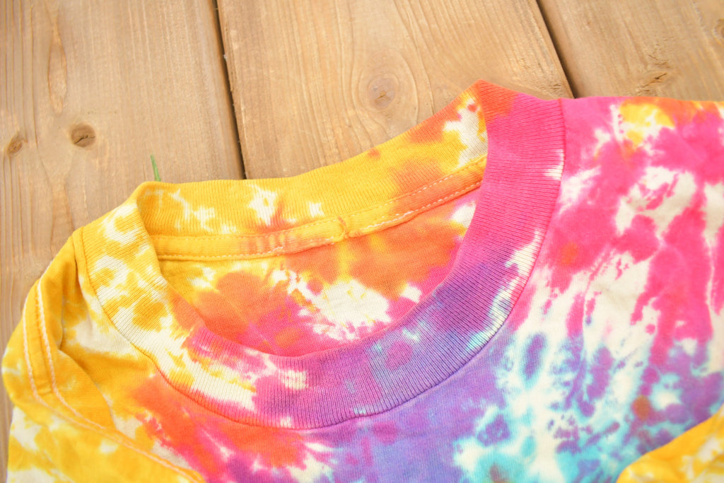 Vintage 1992 Tesla Tie Dye Band T-shirt