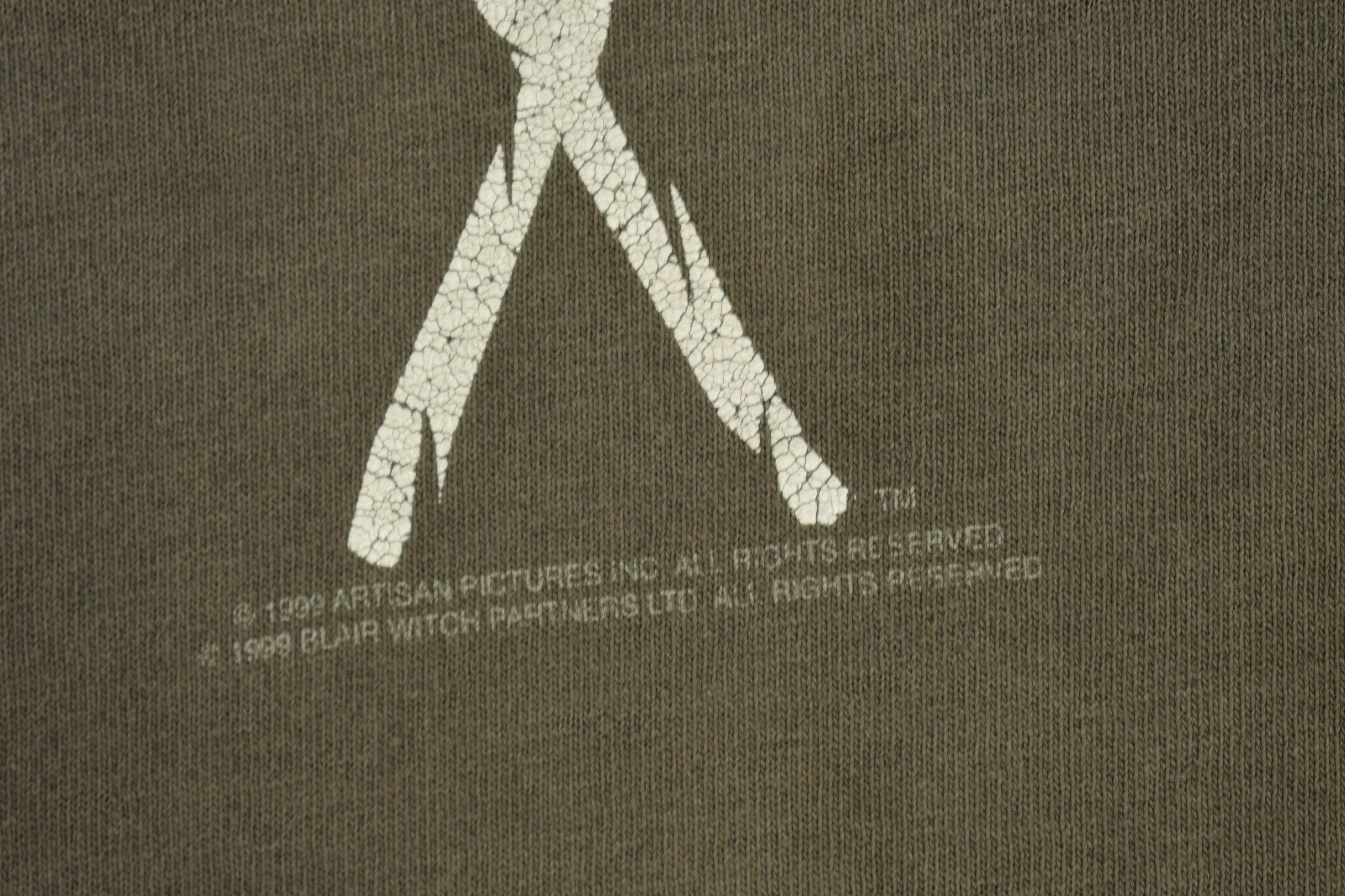 Vintage 1999 The Blair Witch Project Movie Promo T-shirt