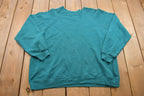 Vintage 1980s Hanes Blank Raglan Crewneck Sweatshirt