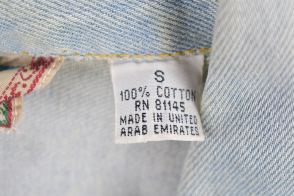 Vintage 1990s City Lights Customized Denim Jacket