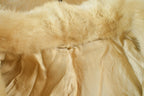 Vintage 1970s Blonde Mink Full Length Fur Coat