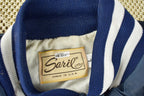 Vintage 1990s Goodyear Aero Space Snap Button Satin Jacket Made In USA