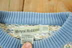 Vintage 1990s Royal Robbins Knit Abstract Pattern Crewneck Sweater