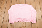 Vintage Pink Cable Knit Sweater