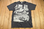 Vintage 1990s Main Street Of America Route 66 Classic Car Graphic T Shirt