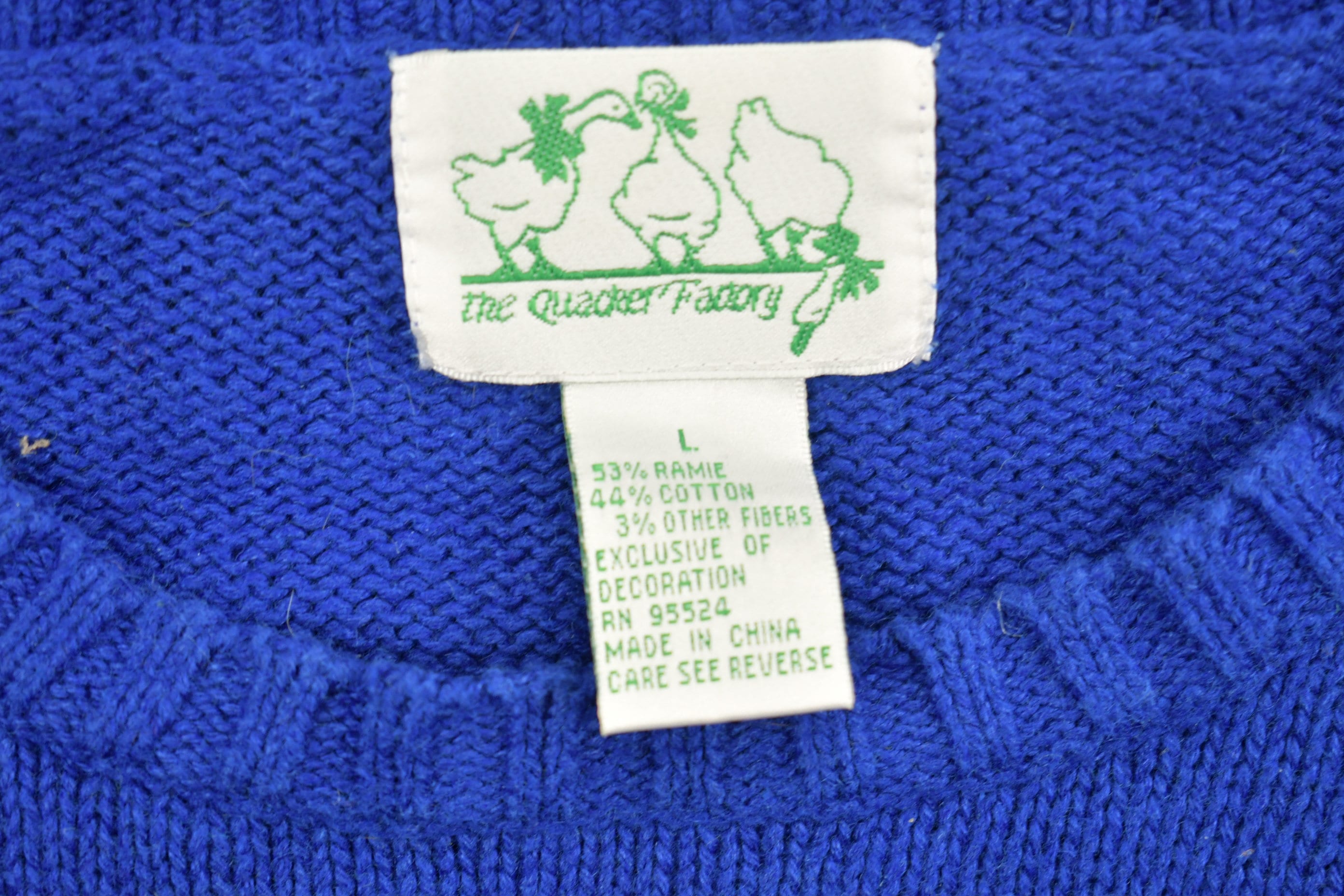 Vintage 1990s Easter Bunny Knitted Christmas Sweater  90s Holiday Crewneck  Winter Wear  Double Sided  Cute  Funny  Holiday Theme