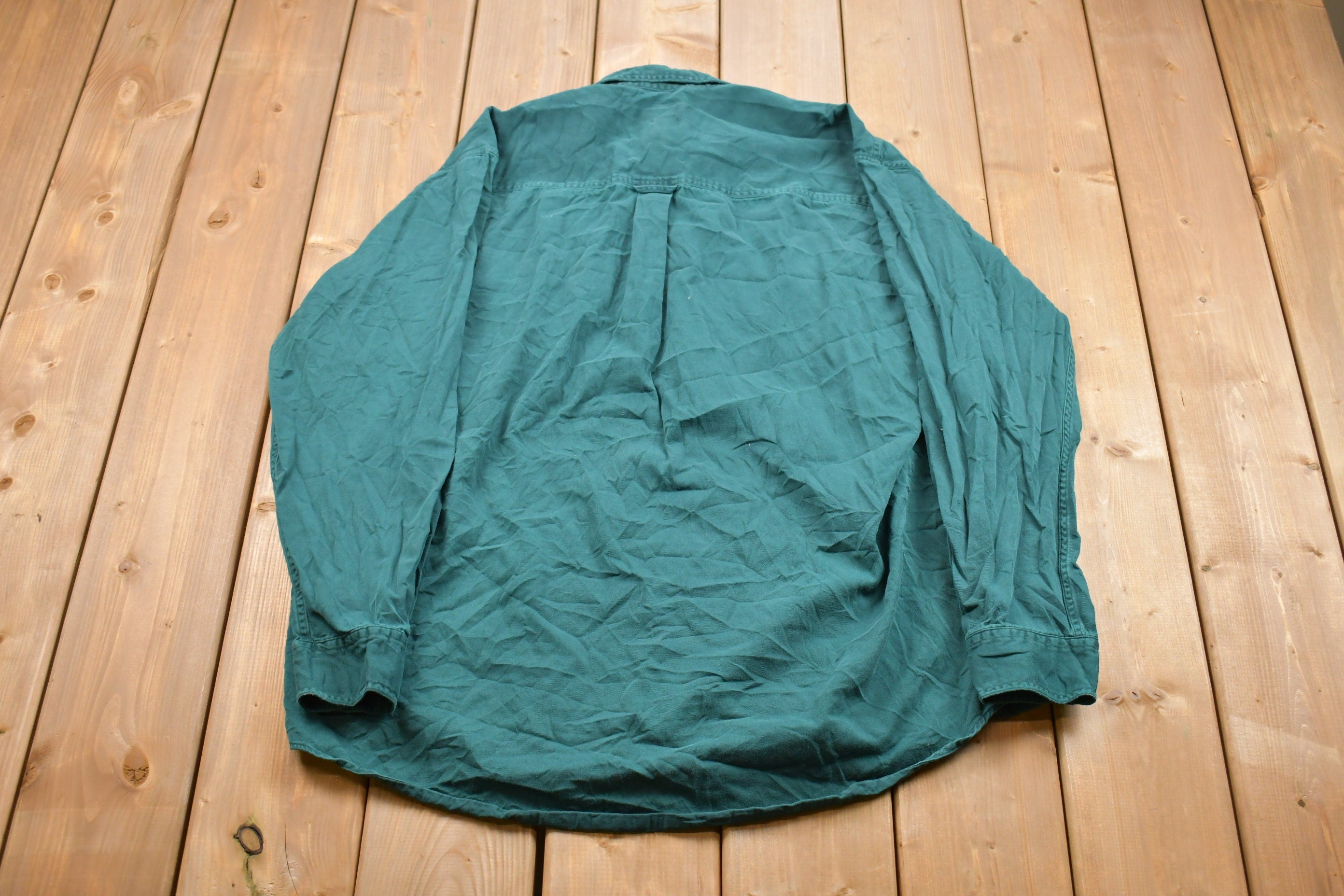 Vintage 1990s Basic Options Button Up Shirt