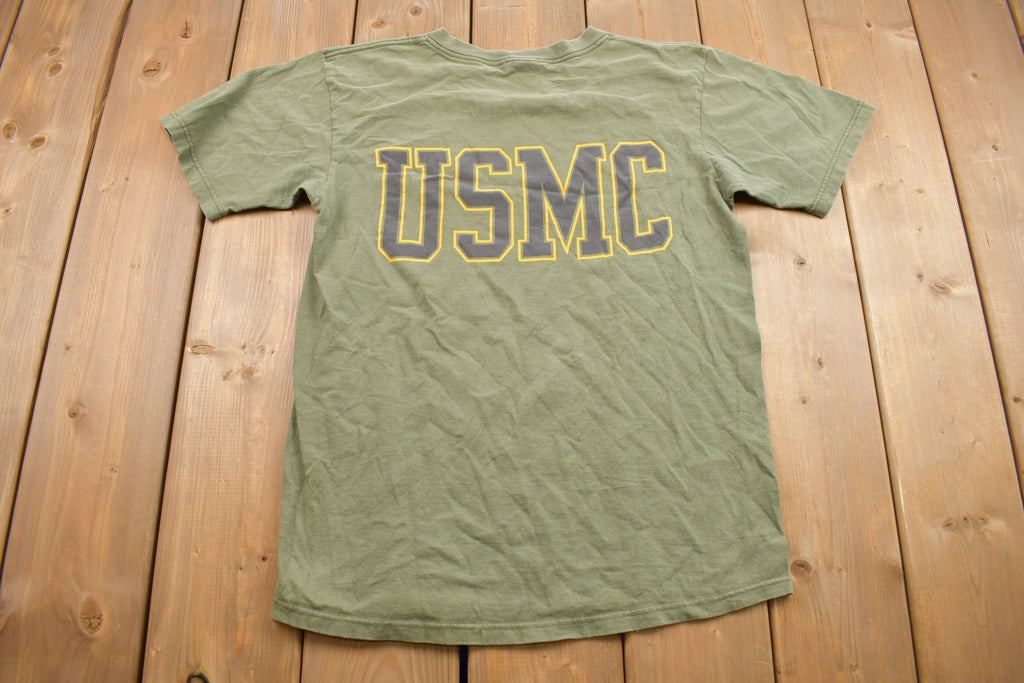 Vintage 1990s USMC Graphic T Shirt