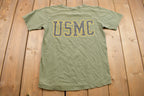 Vintage 1990s USMC Graphic T Shirt