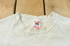 Vintage 1990s Fruit of the Loom Supercotton UDCS Heavyweight Embroidered Crewneck Sweatshirt Men's L