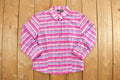 Vintage 1990s Womens Pink Plaid Button Up Shirt