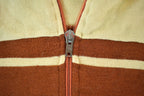 Vintage 1970s 1980s Windbreaker Velour Jacket Zip Up Sweatshirt  90s Velour Jacket  Streetwear  Vintage Fashion