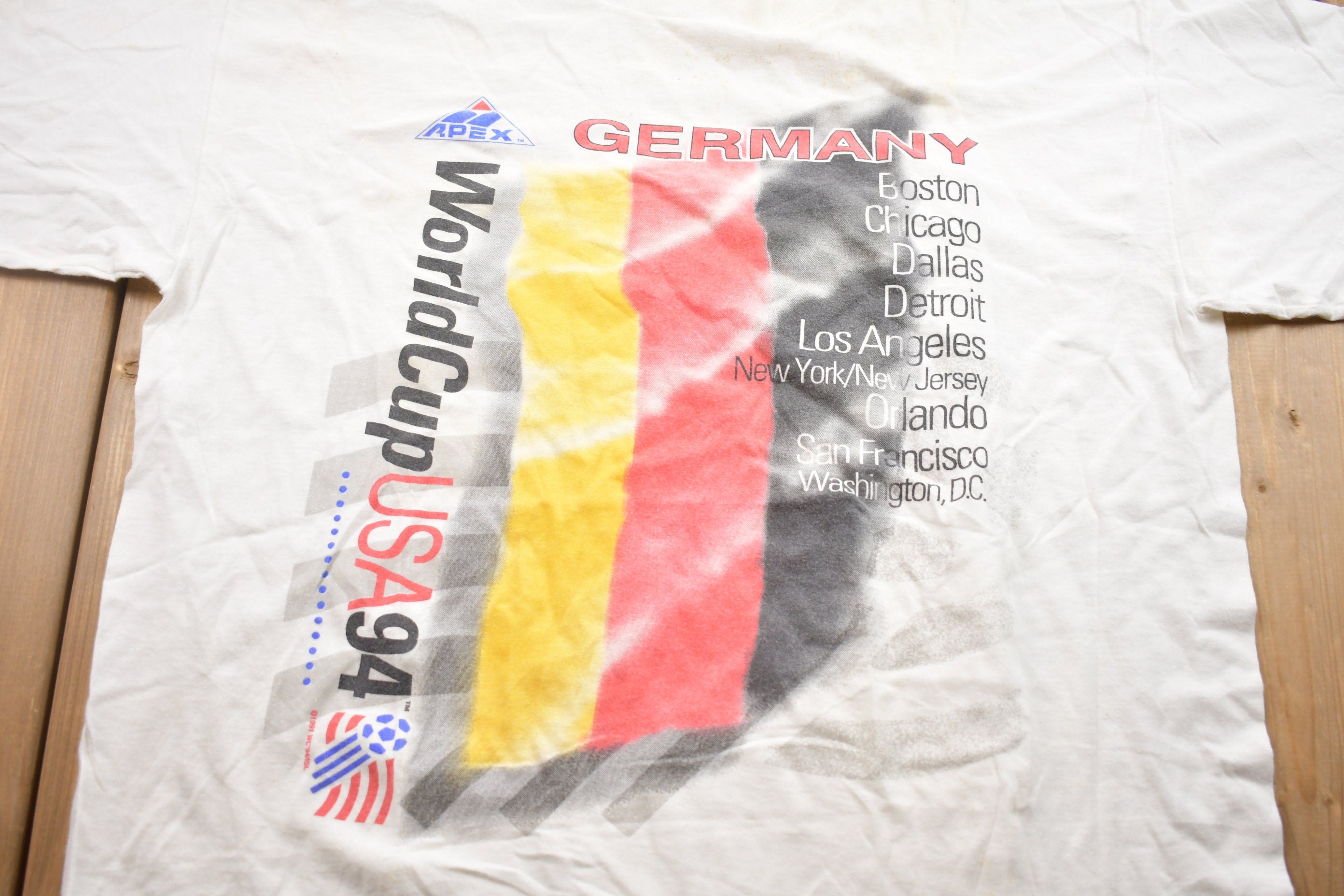 Vintage 1994 Team Germany World Cup USA Graphic T-Shirt