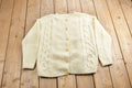 Vintage 1990s Cable Knitted Button Up Sweater