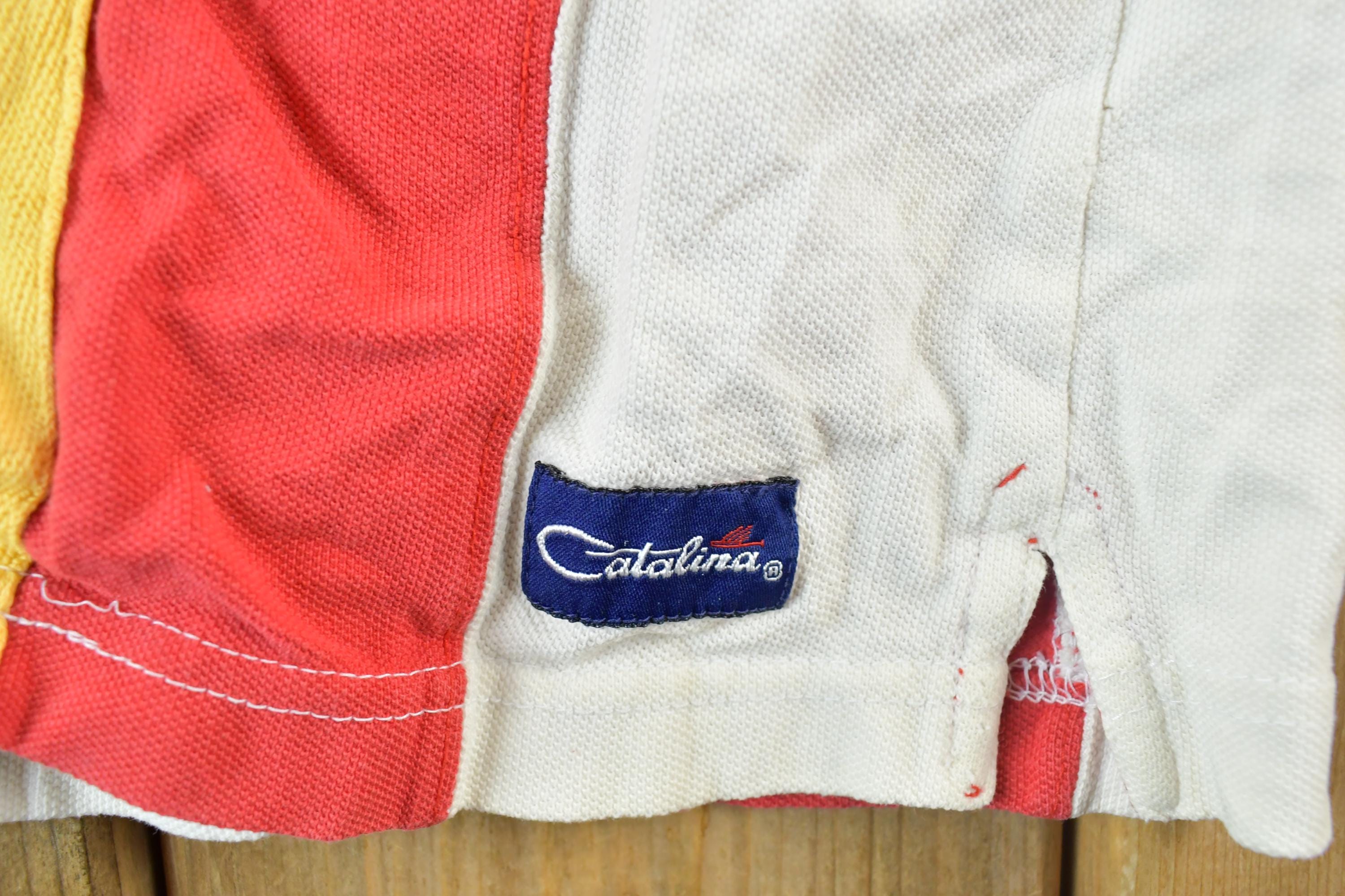 Vintage 1990s Catalina Button Up Polo Shirt