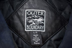Vintage 1990s Outer boundary Sowa Leather Varsity Jacket