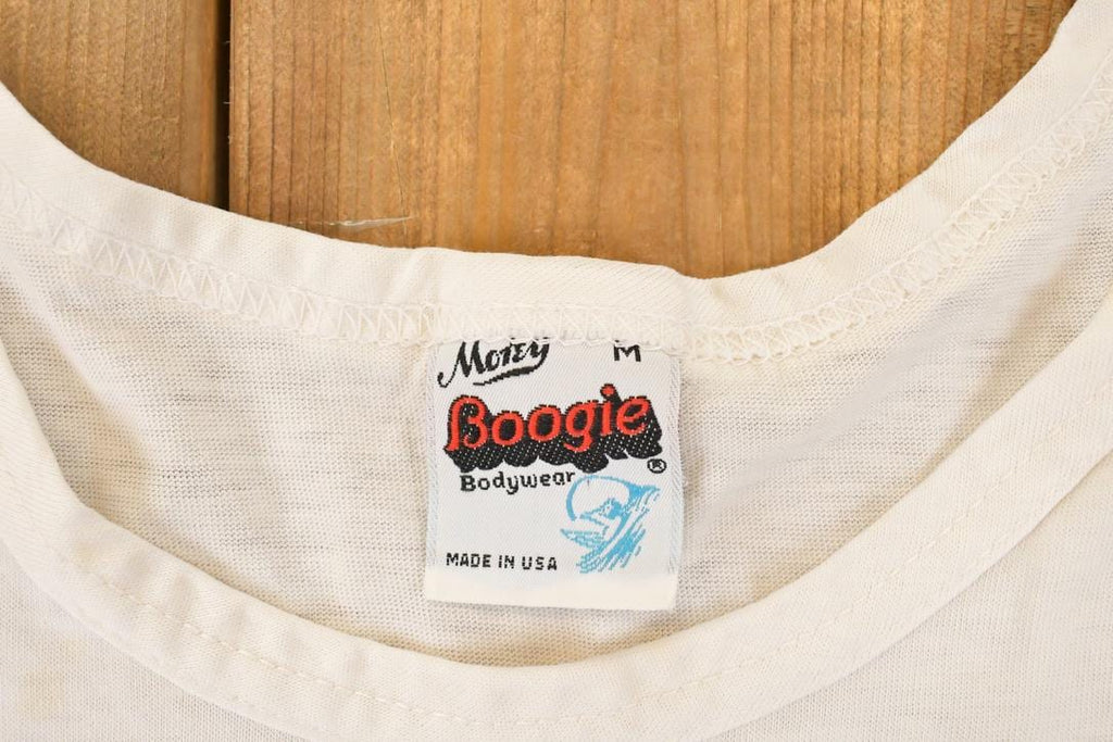 Vintage 1980s Morey Boogie Souvenir Cartoon Tank Top Men's L