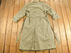 Vintage 1980s Fleet Street Beige Trench Coat