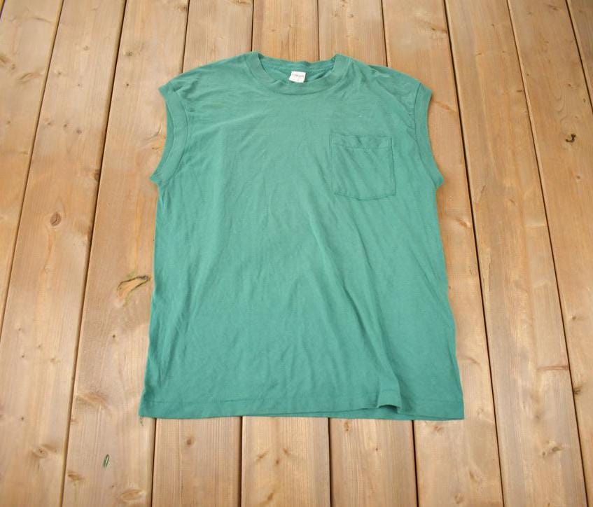 Vintage 1990s Blank Fruit Of The Loom Tank Top Made In USA