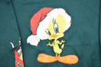 Vintage 1990s Tweety Bird Christmas Graphic Crewneck Sweatshirt  90s Crewneck  Athleisure  Made In USA  Looney Tunes  90s Disney
