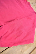 Vintage 1990s Blank Pink Champion Reverse Weave Mock Neck