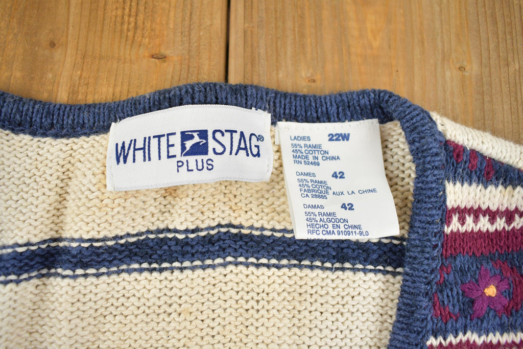 Vintage Y2K Knit Cardigan Vest