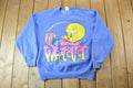 Vintage 1996 Tweety Bird Whatever Neon Looney Tunes Crewneck