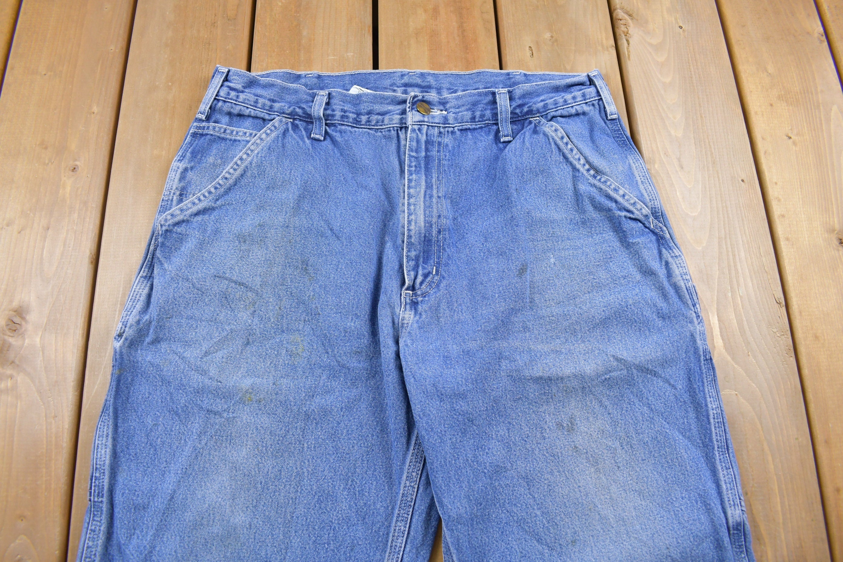 Vintage 1990s Carhartt Carpenter Work Pants Size 34 x 29