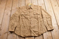 Vintage 1990s Sears Plaid Wool Flannel Button Up Shirt