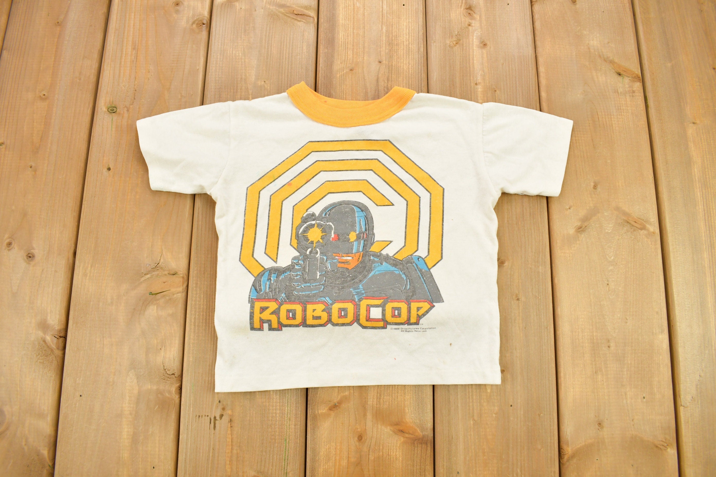 Vintage 1989 Robocop Graphic Kids Size T-shirt