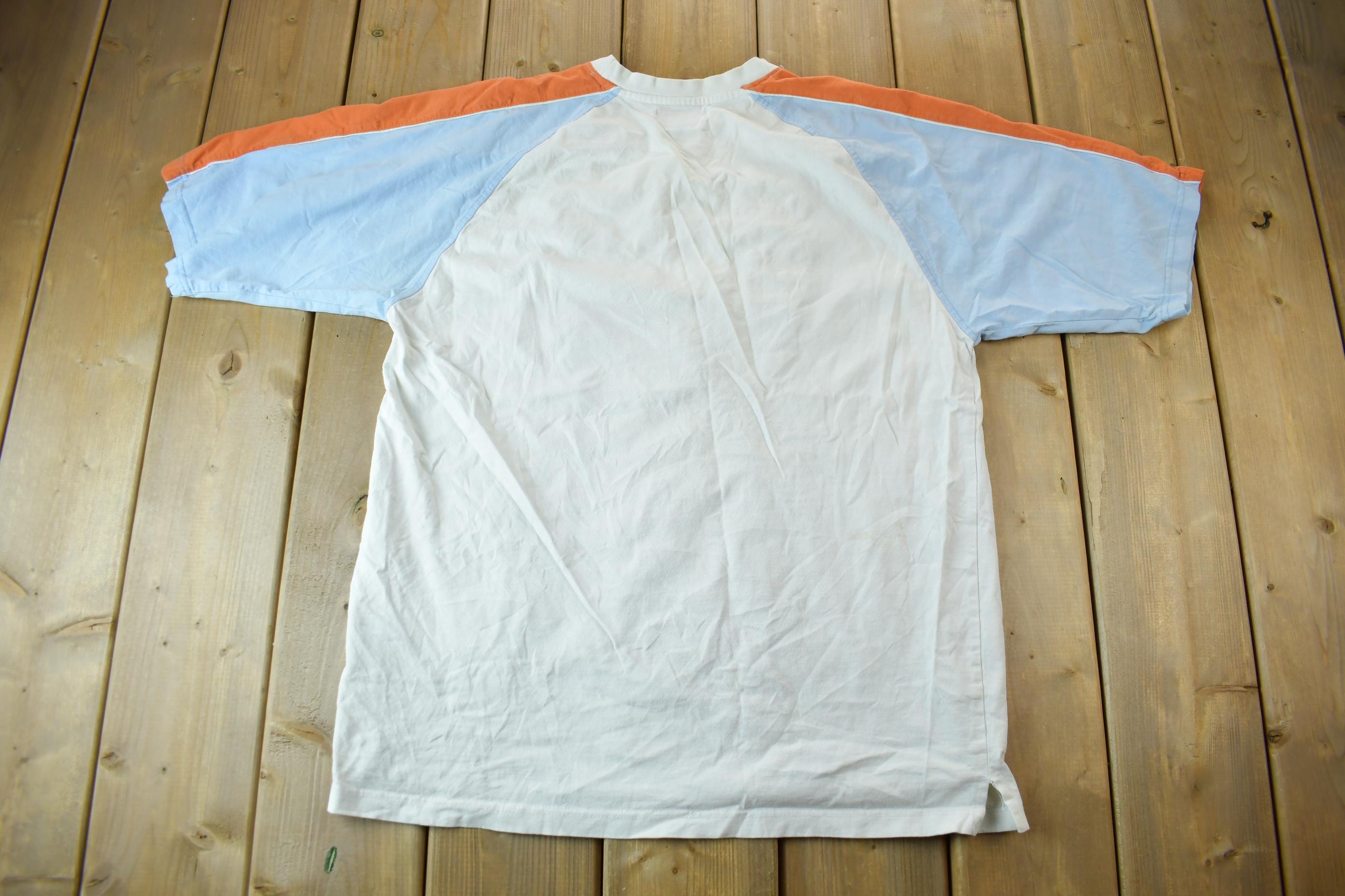 Vintage Y2K Exco Jeans NYC 5 Boroughs Color Block T-Shirt
