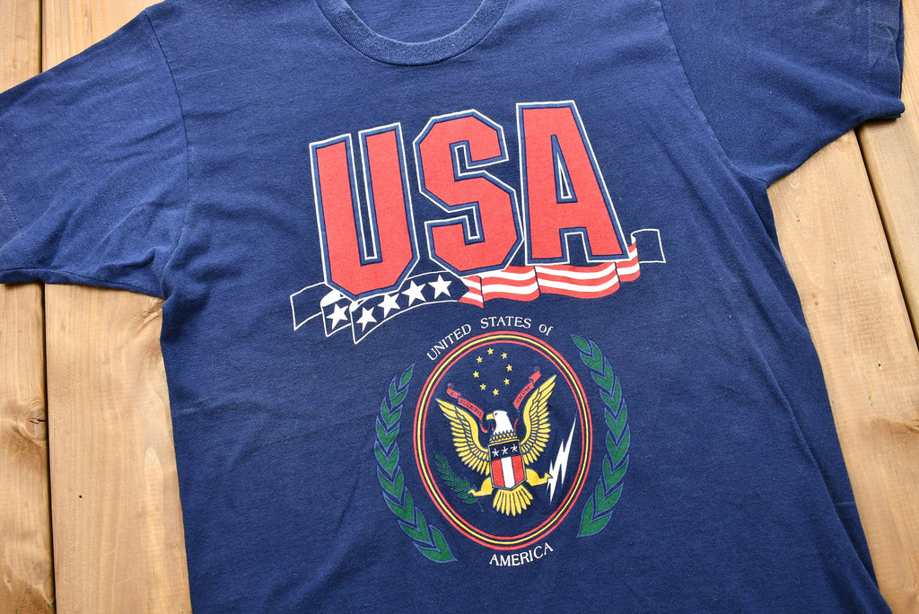 Vintage 1990s United States of America Seal Graphic T-Shirt