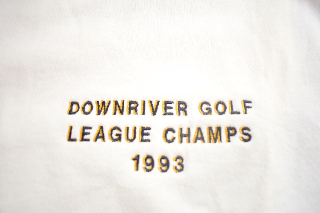 Vintage 1993 Downriver Golf League Souvenir Travel Crewneck Sweatshirt Made In USA